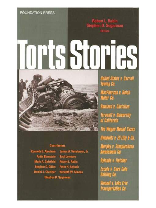 Title details for Torts Stories by Robert Rabin - Available